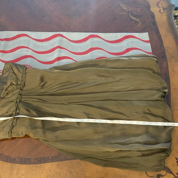 NWT Vera Wang Strapless Silk Dress - Picture 12 of 13